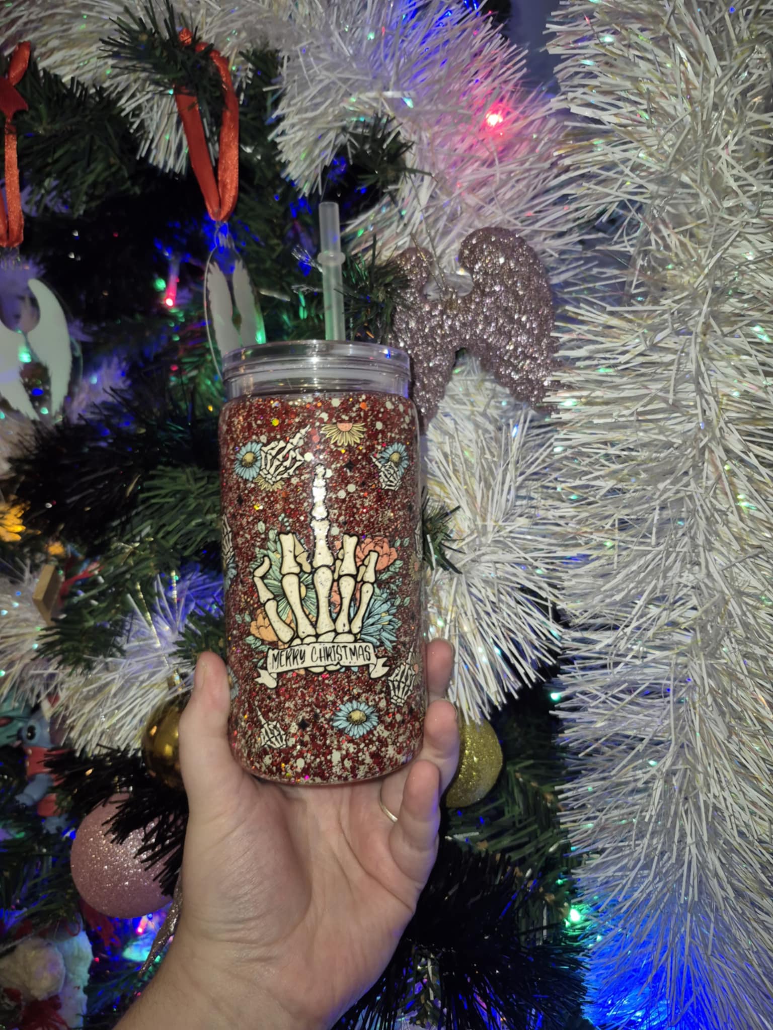 Sweary christmas snowglobe