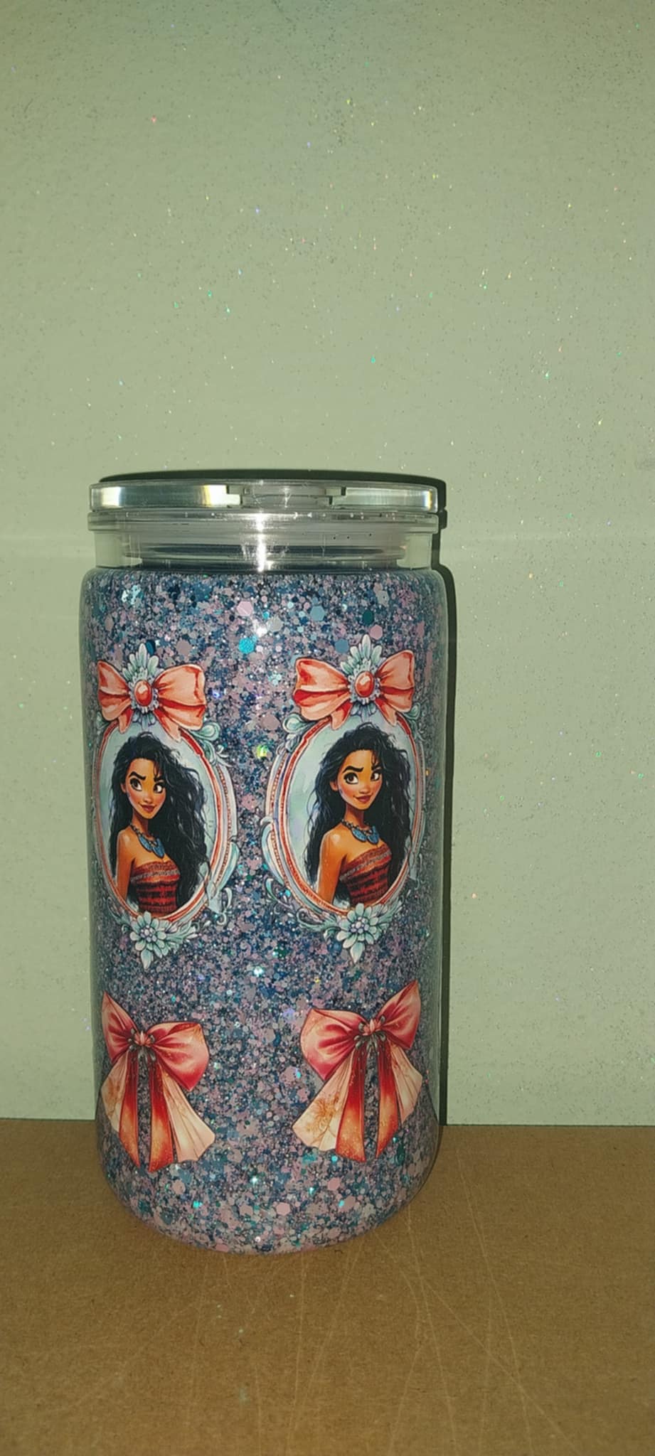 Moana Snowglobe Tumbler