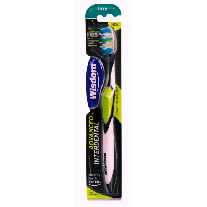 WISDOM TOOTHBRUSH ADVANCED INTERDENTAL FIRM