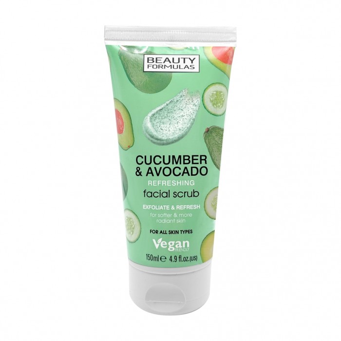 BF FACIAL SCRUB 150ML REFRESHING CUCUMBER & AVOCADO