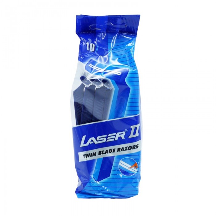 LASER DISPOSABLE RAZORS 10'S MEN'S