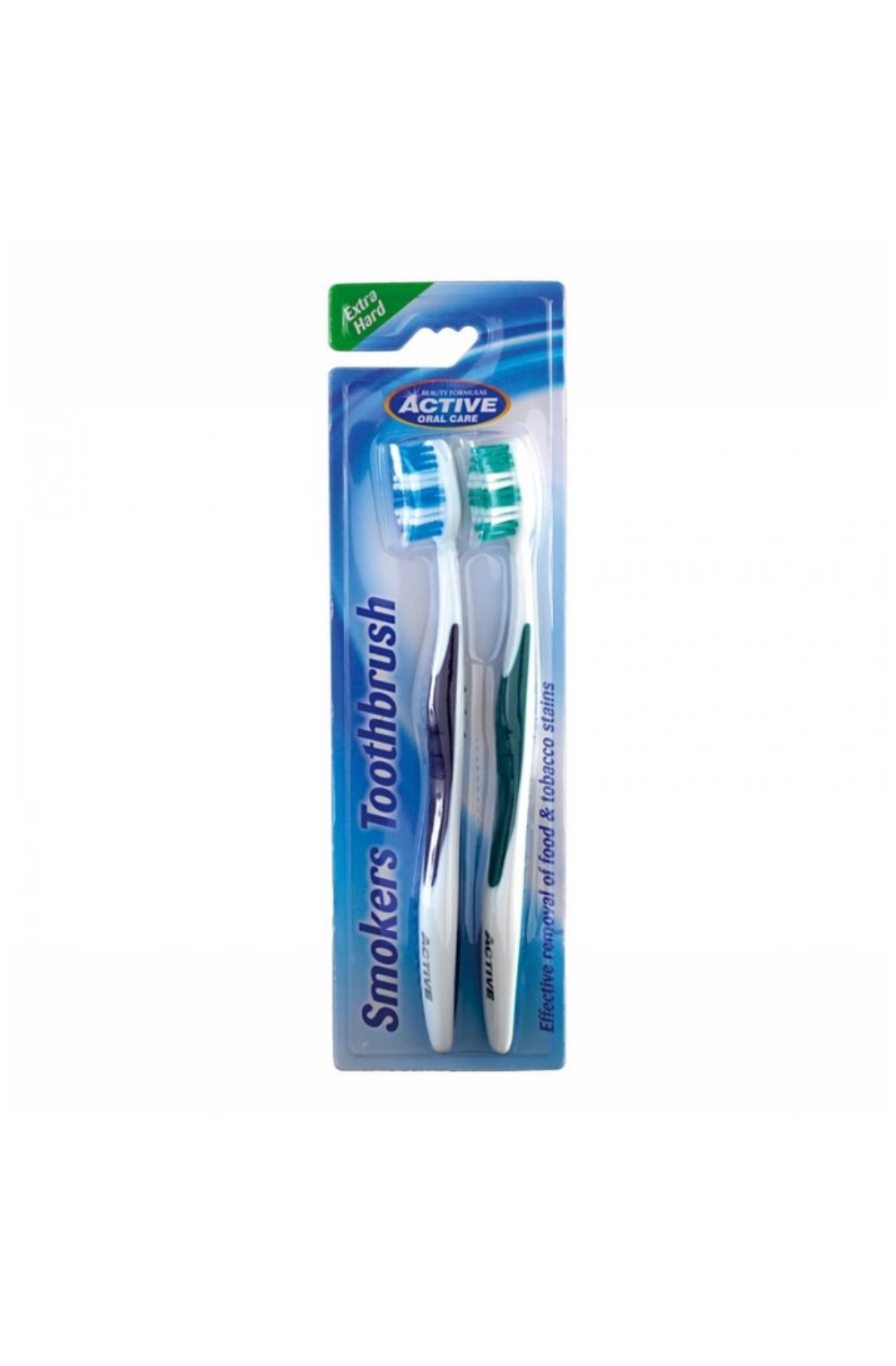 Active Toothbrush Smokers Extra Hard 2pk