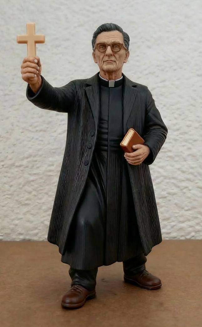 Priest Figure 16mm Scale