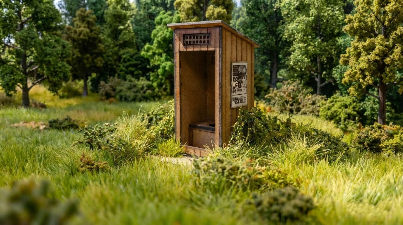Outhouse 16mm Scale