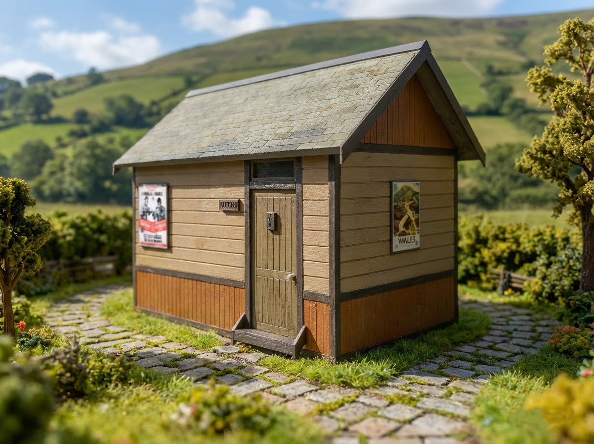 Toilet Block 16mm Scale