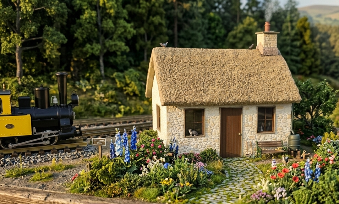 Thatched Roof Cottage 16mm Scale