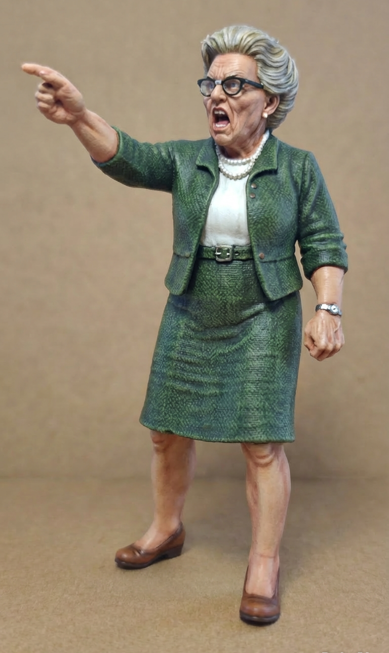 Angry Woman Figure G Scale & LGB