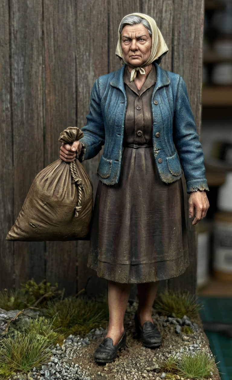 Woman With Rubbish Figure G Scale & LGB