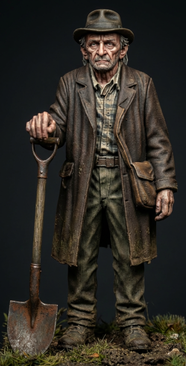 Grave Digger Figure 16mm Scale