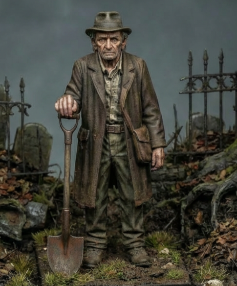 Grave Digger Figure 16mm Scale