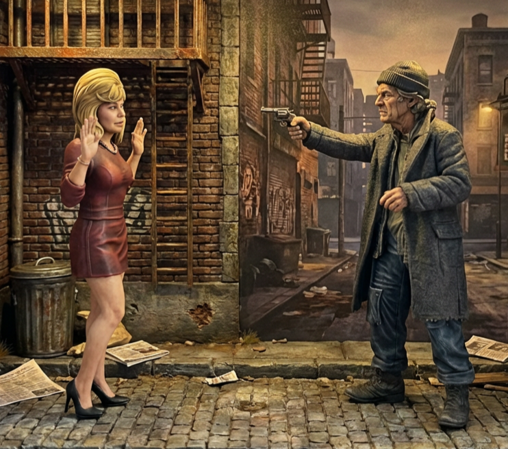 At Gun Point Figure 16mm Scale