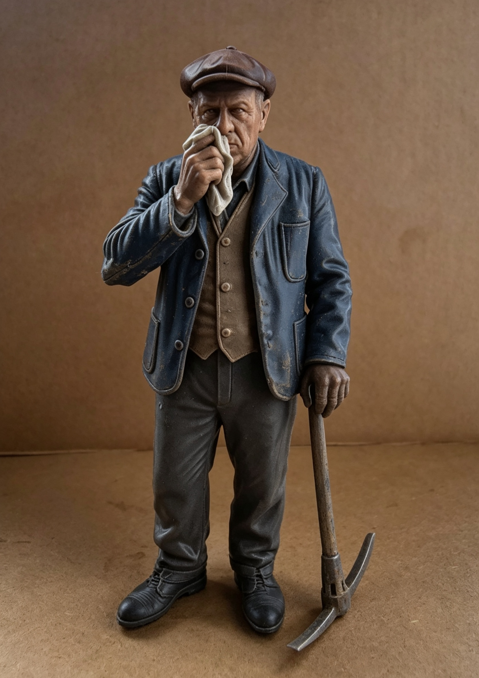 Platelayer With Pick Axe Figure 16mm Scale