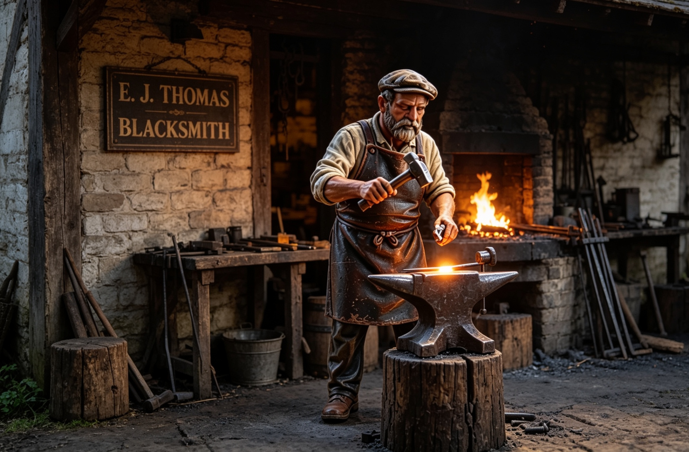Blacksmith Figure 16mm Scale