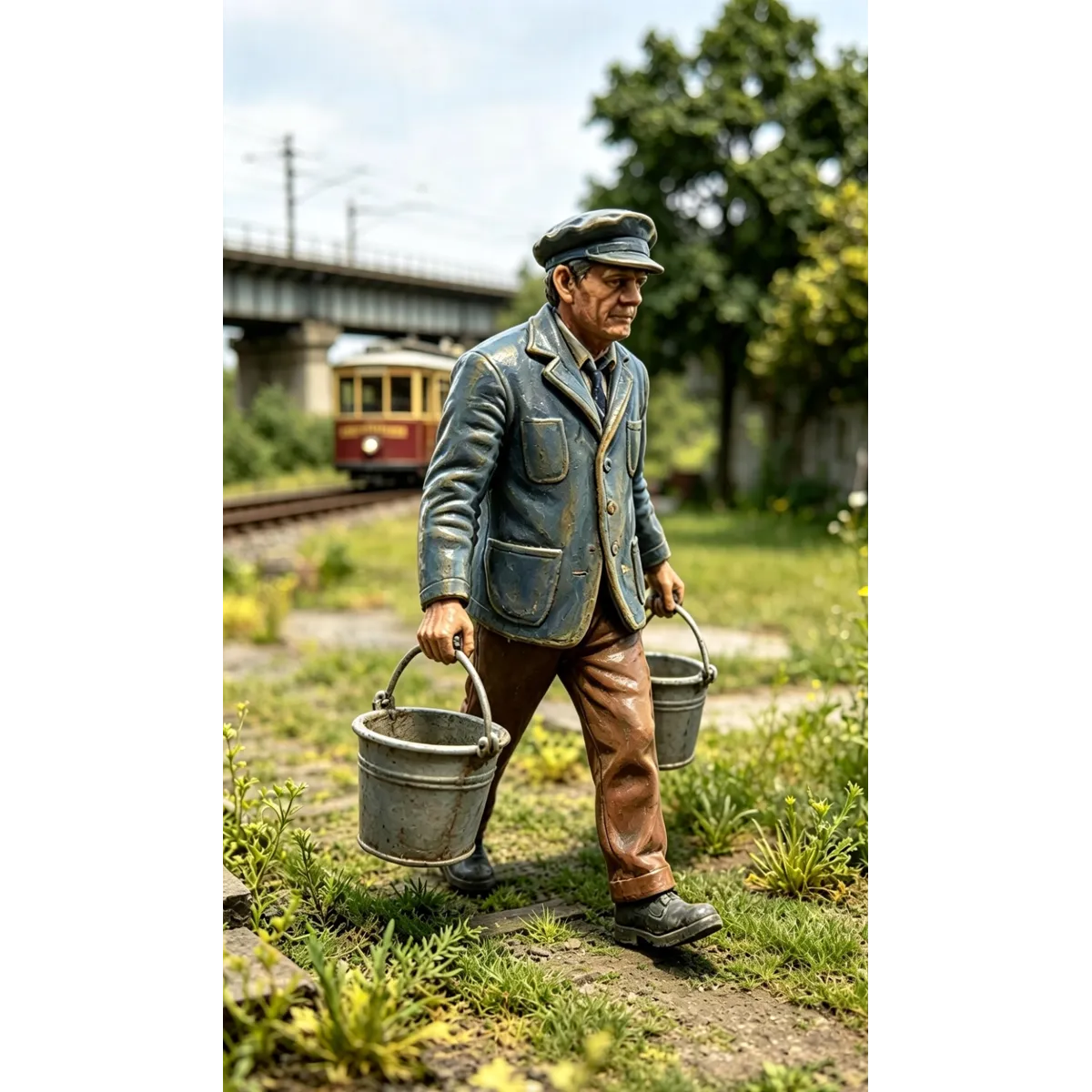 Railway Labourer Figure 16mm Scale