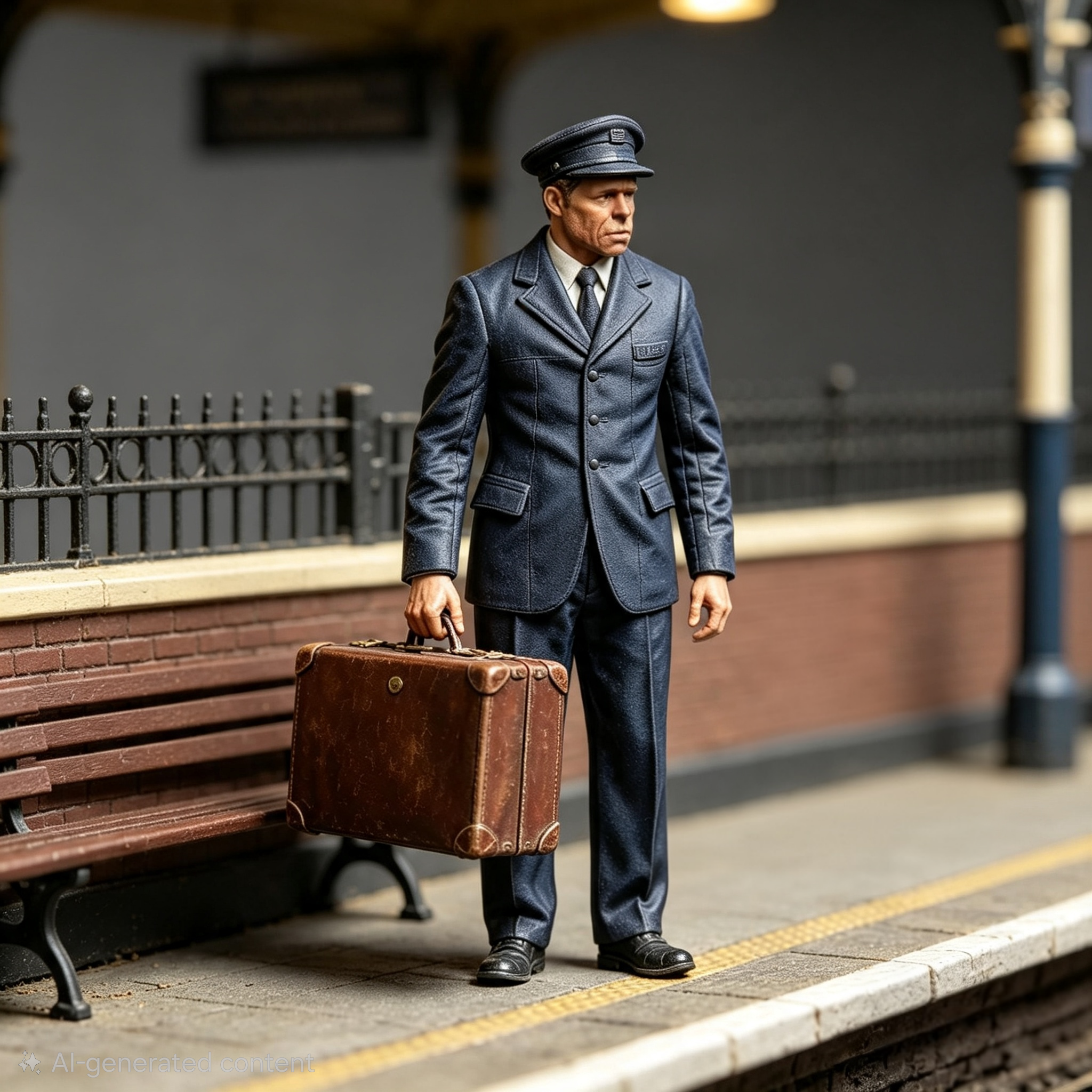 Luggage Porter Figure 16mm Scale