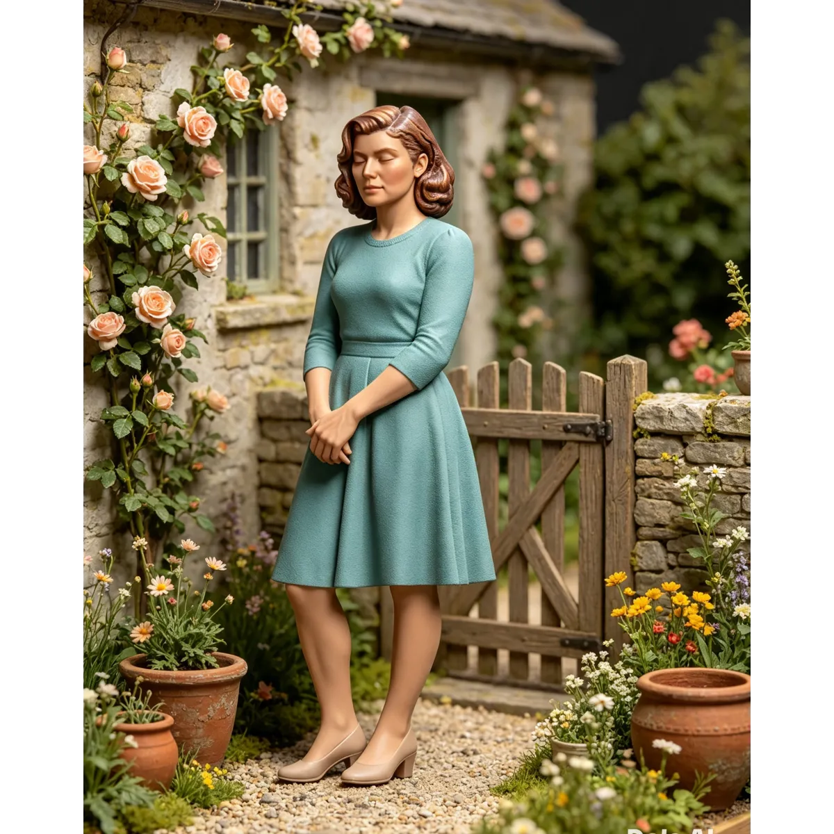 Lady Waiting Figure G Scale & LGB