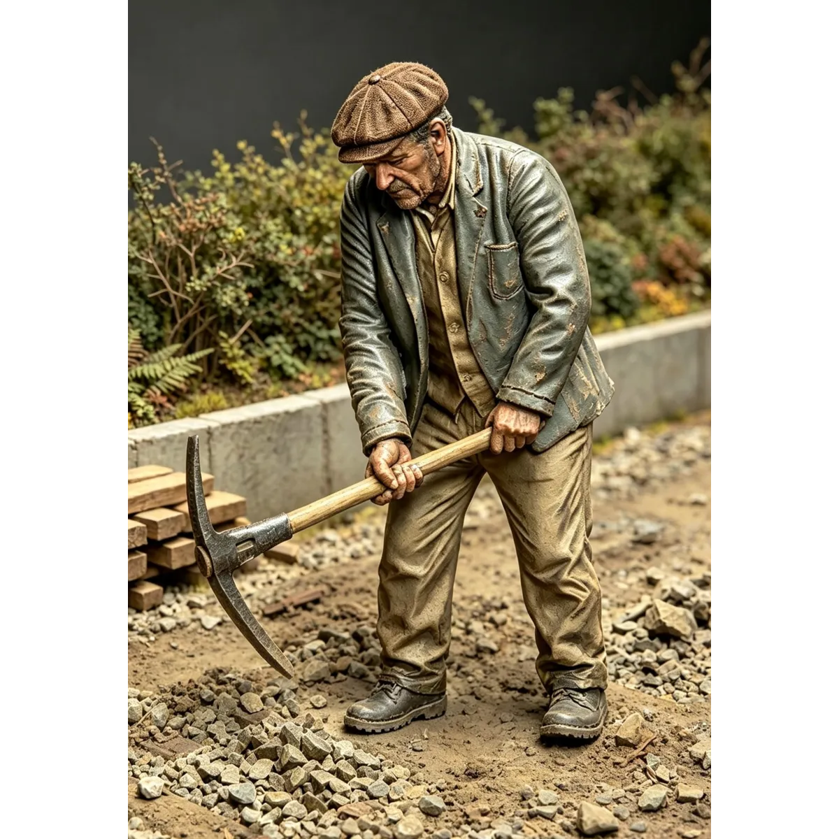 Platelayer With Pick Axe V2 16mm Scale