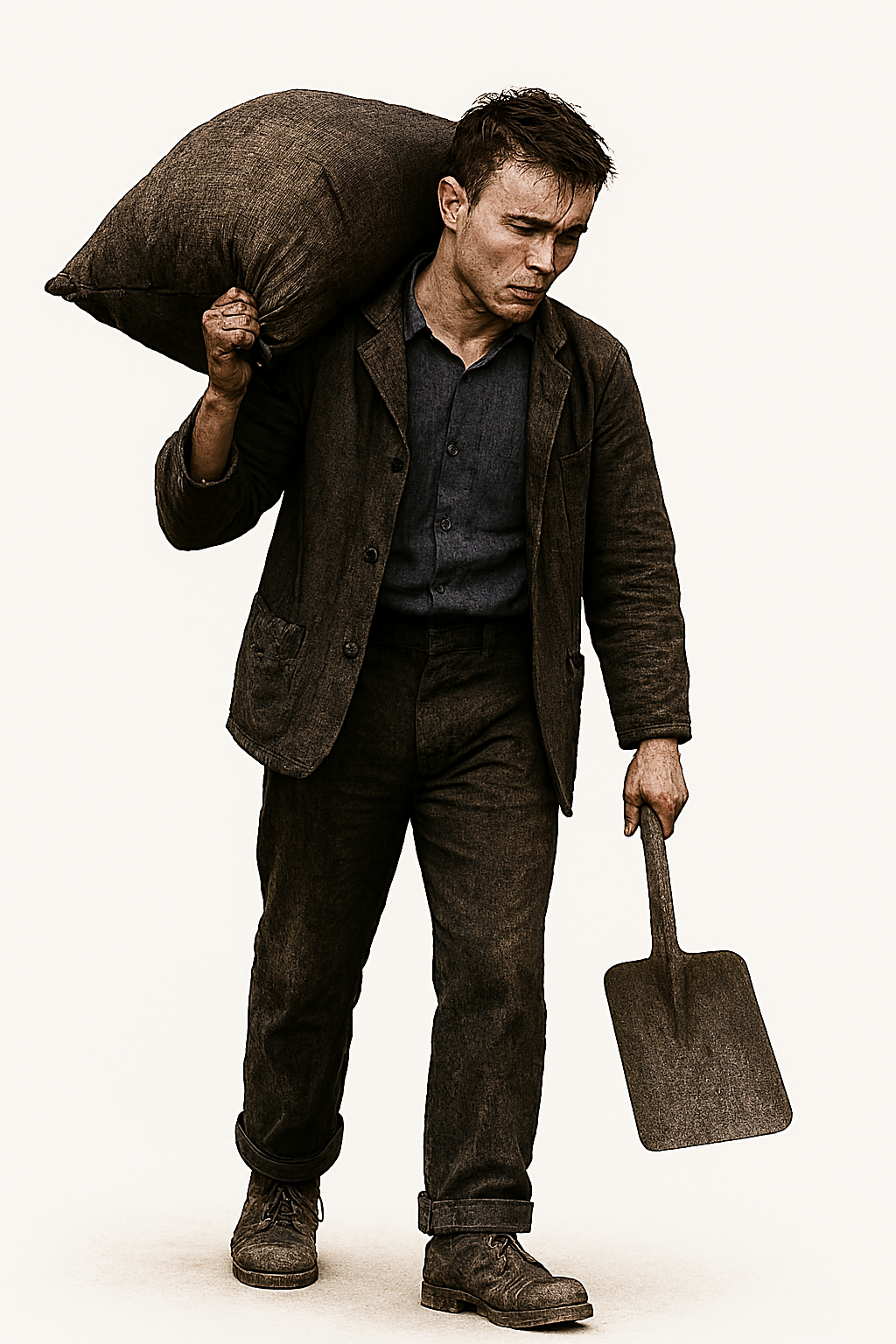 Coal Yard Worker 4 Figure G Scale & LGB