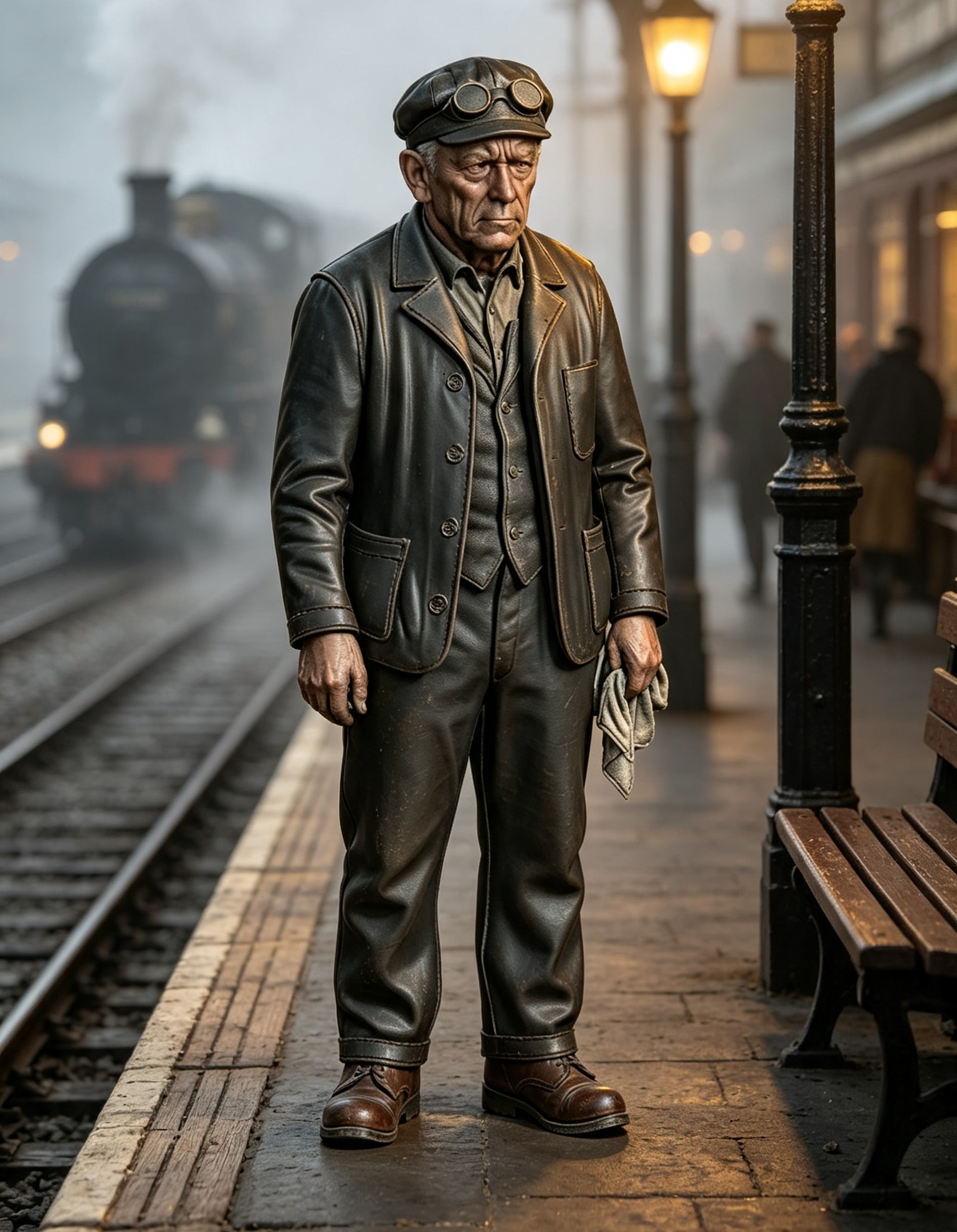 Steam Engine Driver Figure G Scale & LGB