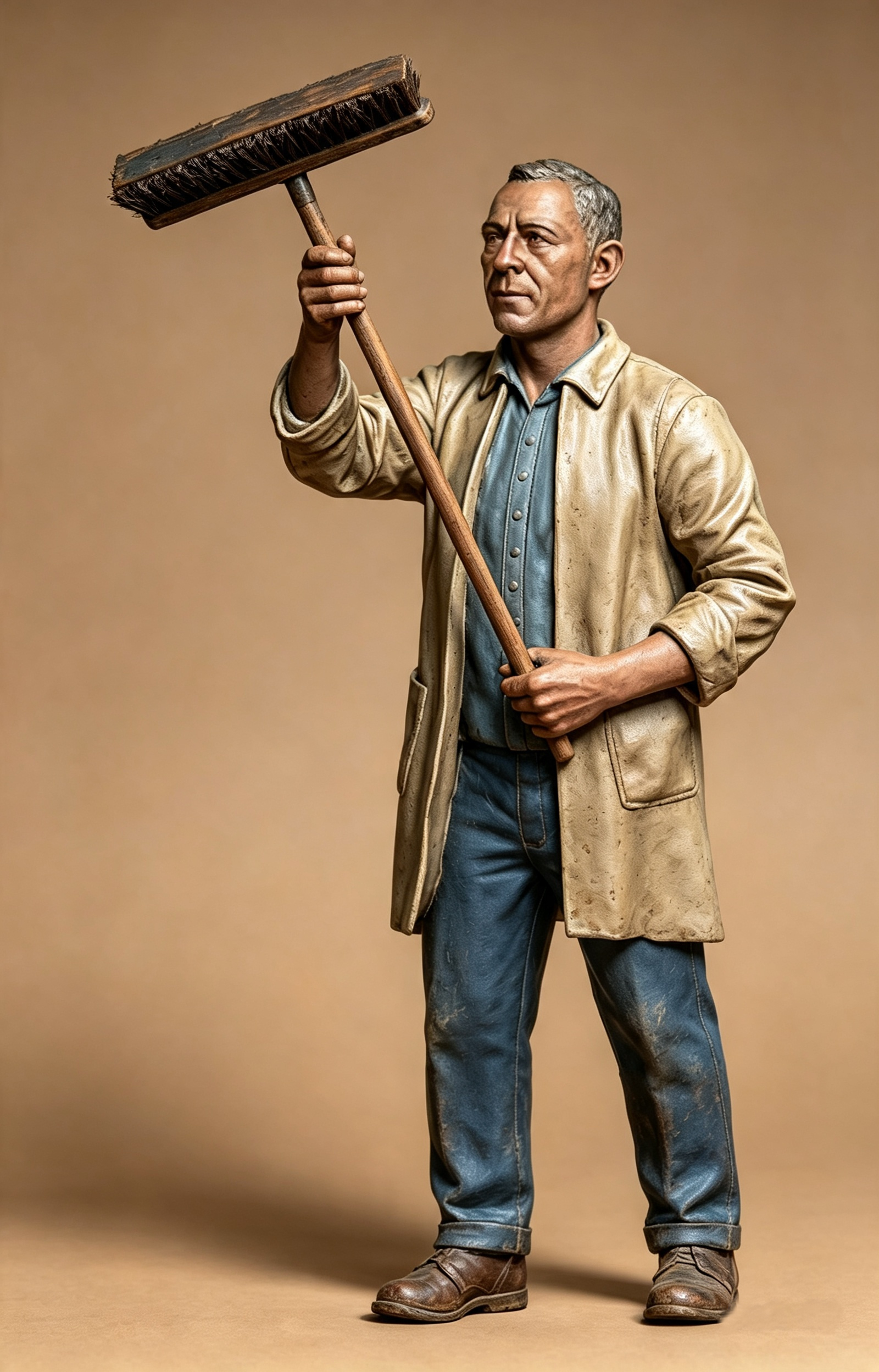 Train Washer Figure 16mm Scale