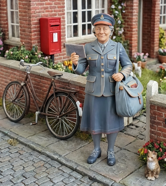 Post Woman Figure G Scale & LGB