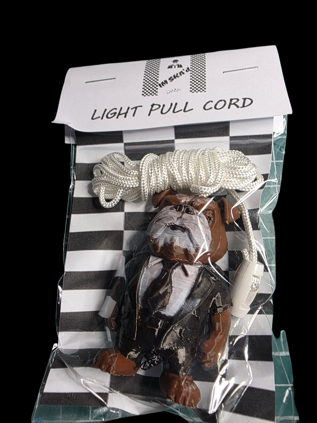 Suited Bulldog Light Pull cord