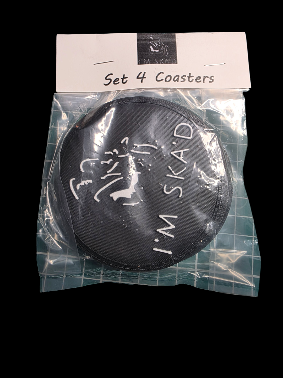 I'M SKA'D Round Coasters