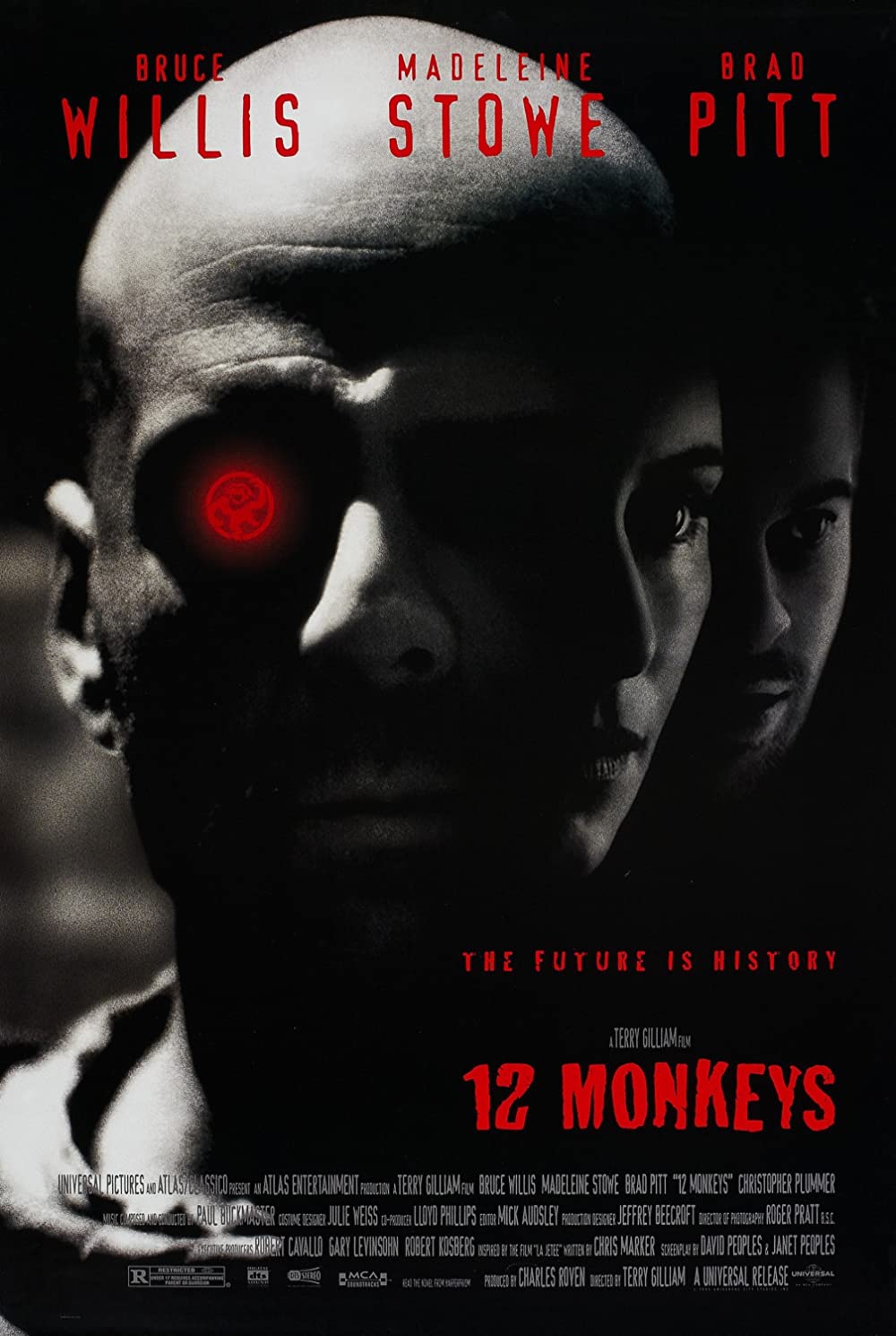 12 Monkeys (1995) Bruce Willis Brad Pitt