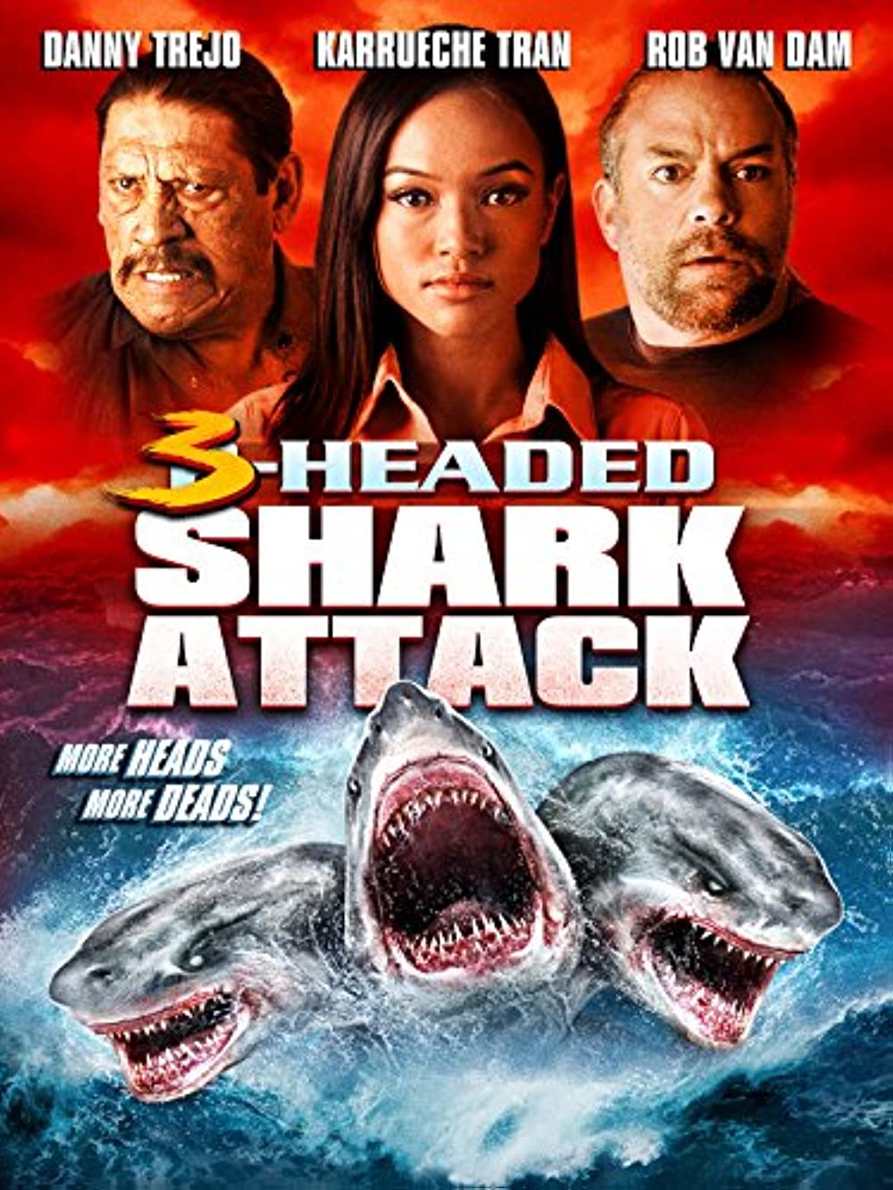 3-Headed Shark Attack (2015) Danny Trejo Rob Van Dam