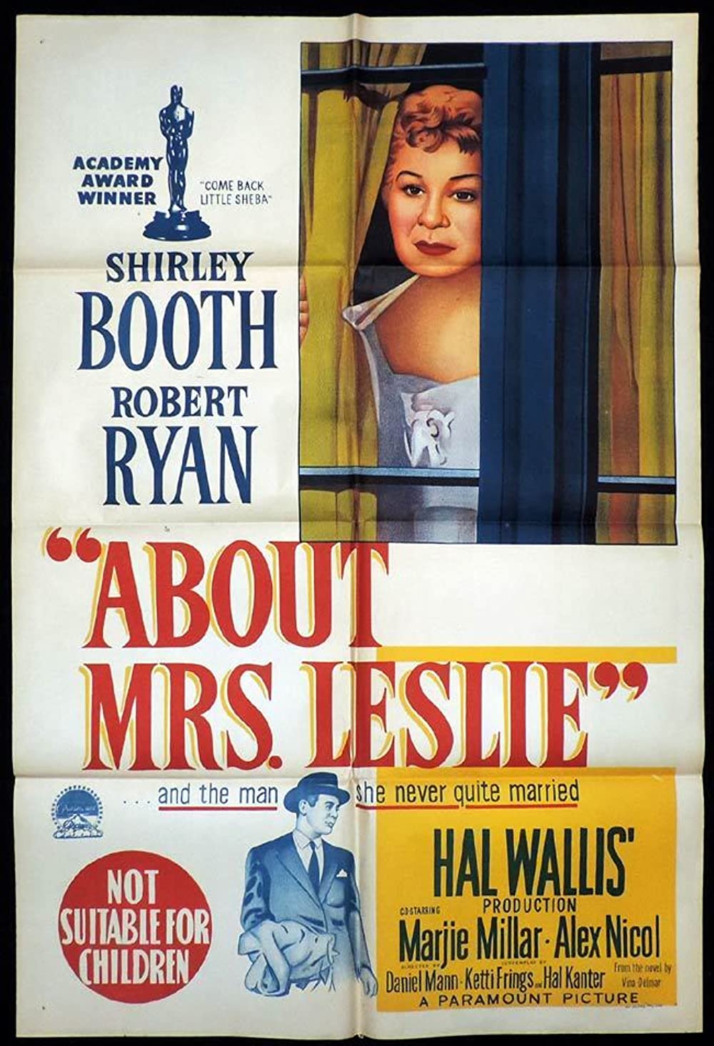 About Mrs Leslie (1954) Shirley Booth Robert Ryan