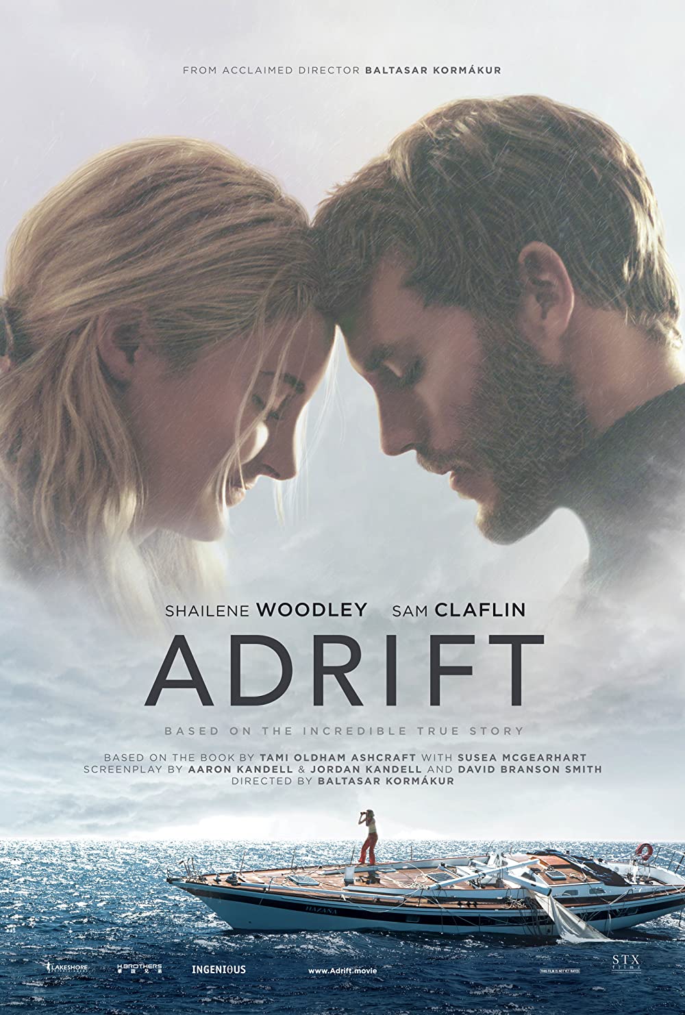 Adrift (2018) Shailene Woodley Sam Claflin