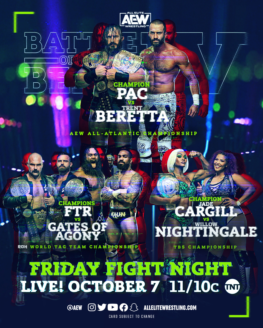 AEW Wrestling - Battle of the Belts 4 IV (2022) WWE