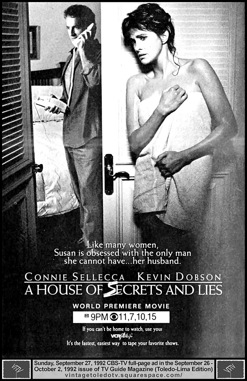 A House Of Secrets And Lies (1992) Connie Sellecca Kevin Dobson