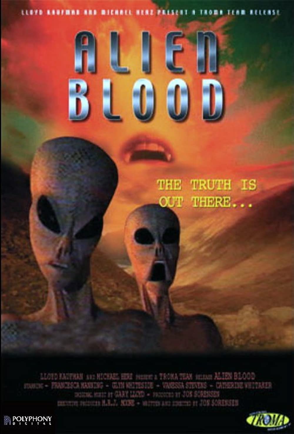 Alien Blood (1999) Troma Lloyd Kaufman