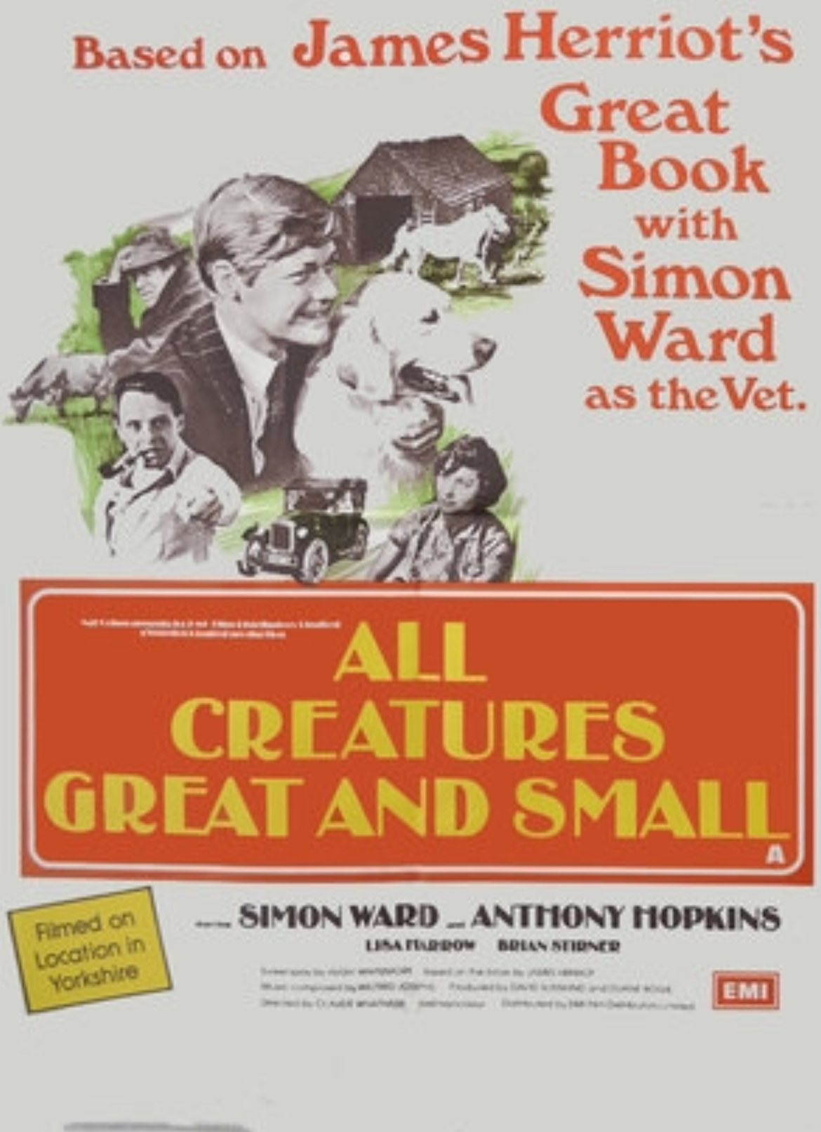 All Creatures Great and Small (1975) Anthony Hopkins Simon Ward