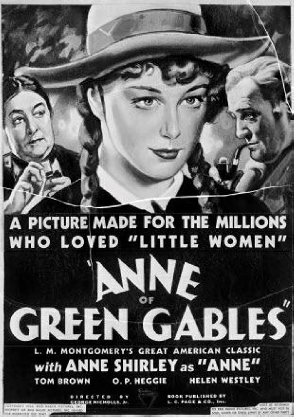 Anne of Green Gables (1934) Anne Shirley Tom Brown