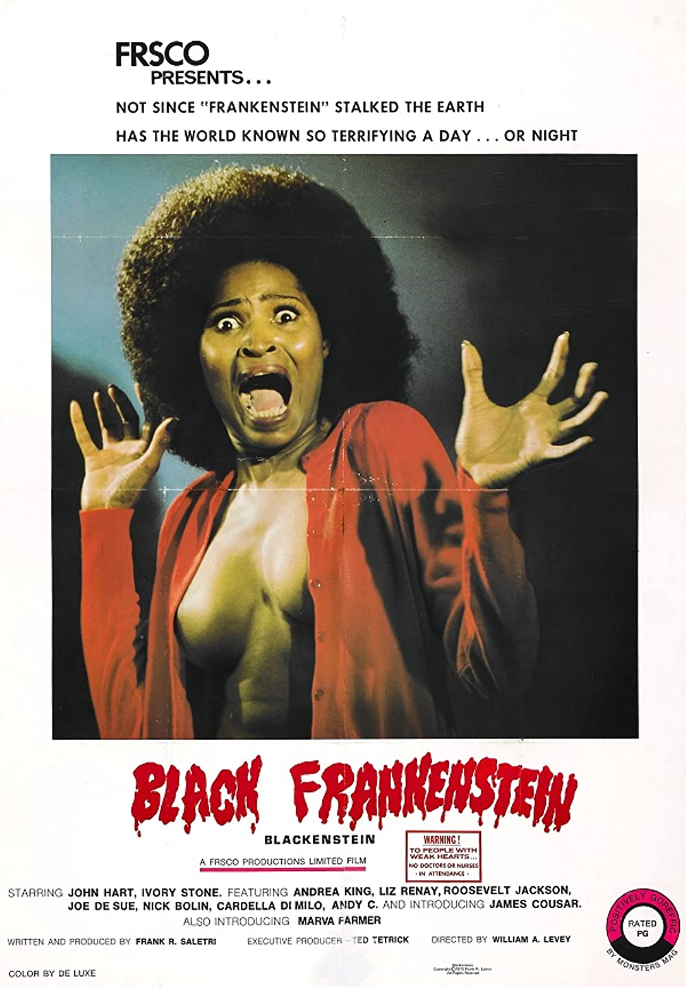 Blackenstein (1973) Black Frankenstein John Hurt