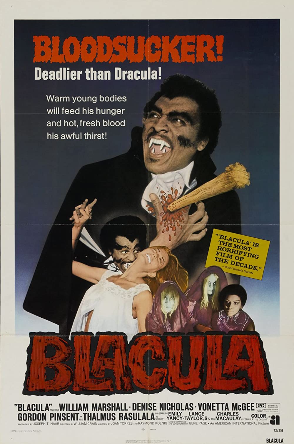 Blacula (1972) William Marshall Denise Nicholas