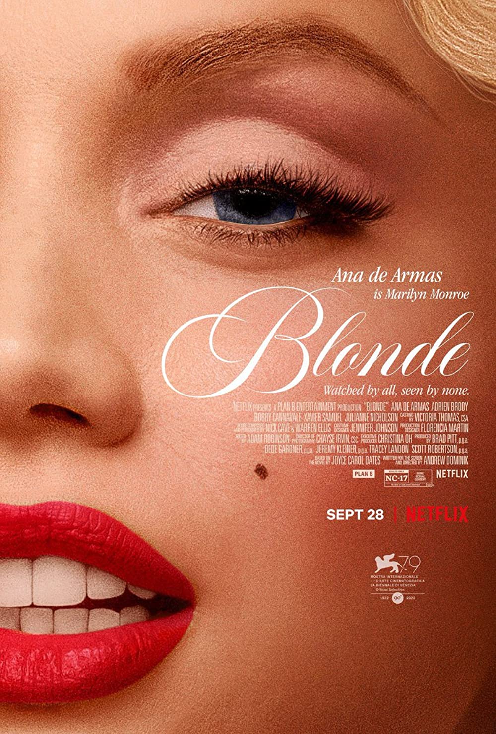 Blonde (2022) Ana de Armas Marilyn Monroe