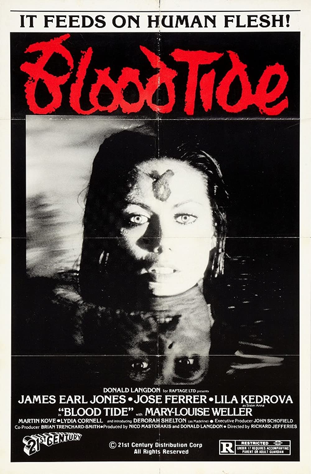 Bloodtide (1982) James Earl Jones Jose Ferrer Lila Kedrova