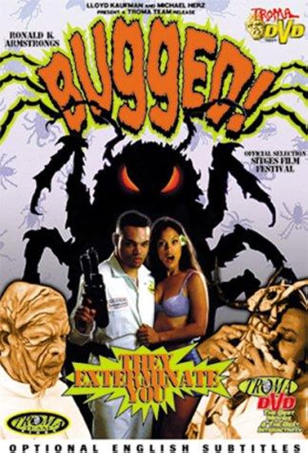 Bugged (1996) Troma Lloyd Kaufman Ronald Armstrongs
