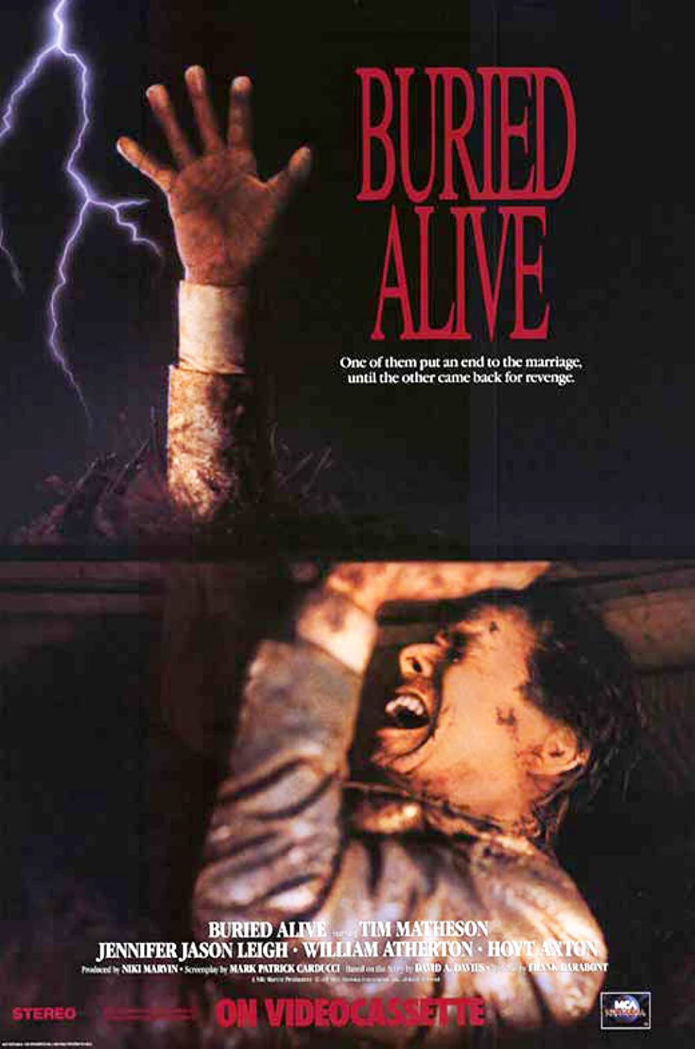 Buried Alive (1990) Jennifer Jason Leigh Tim Matheson