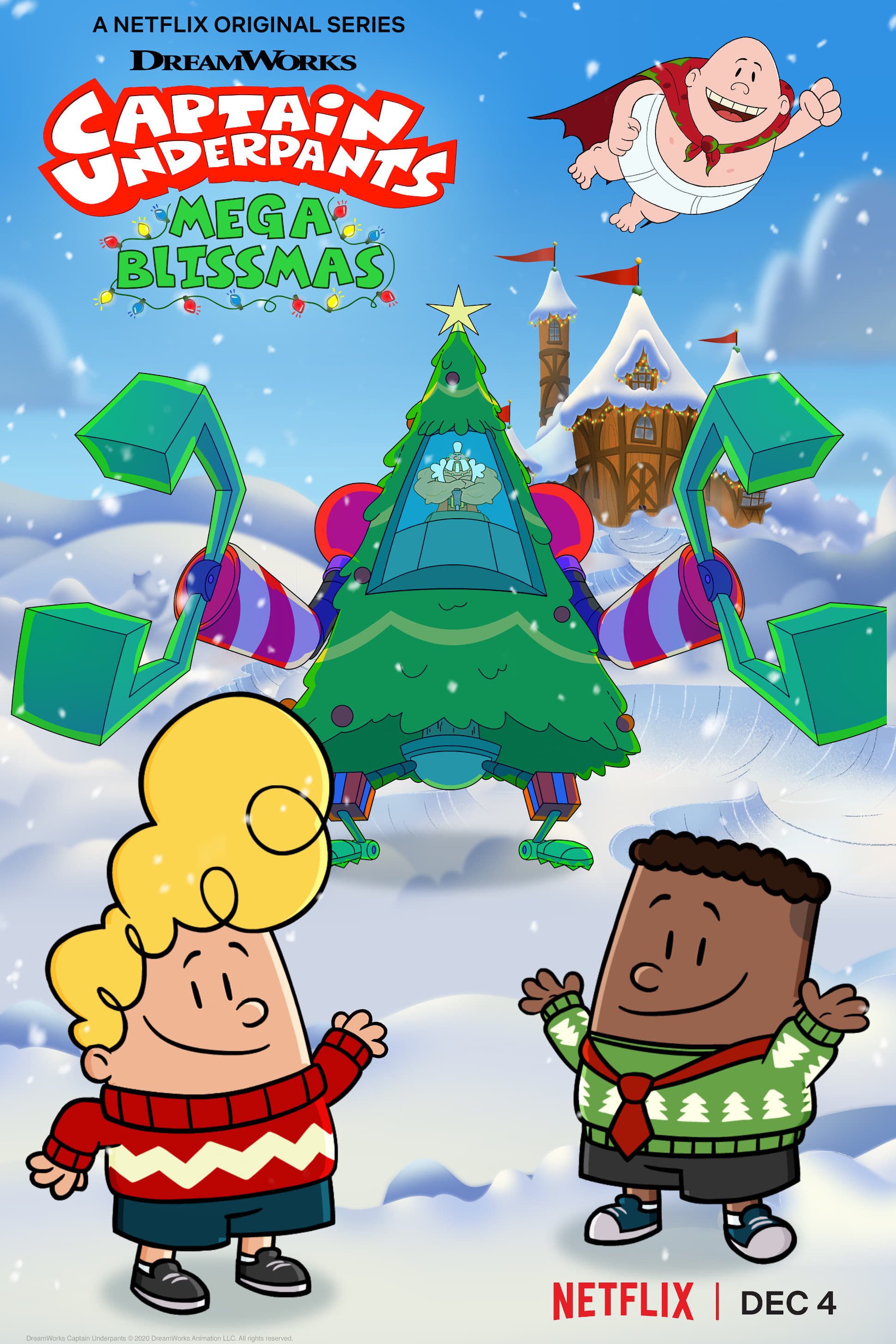 Captain Underpants - Mega Blissmas (2020)