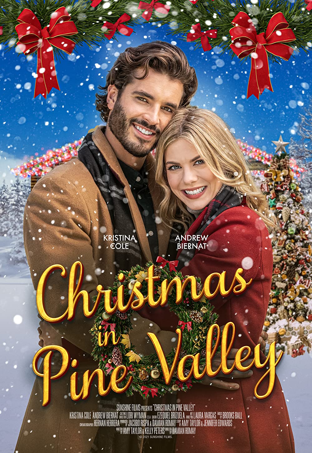 Christmas In Pine Valley (2022) Kristina Coil Andrew Bilenay