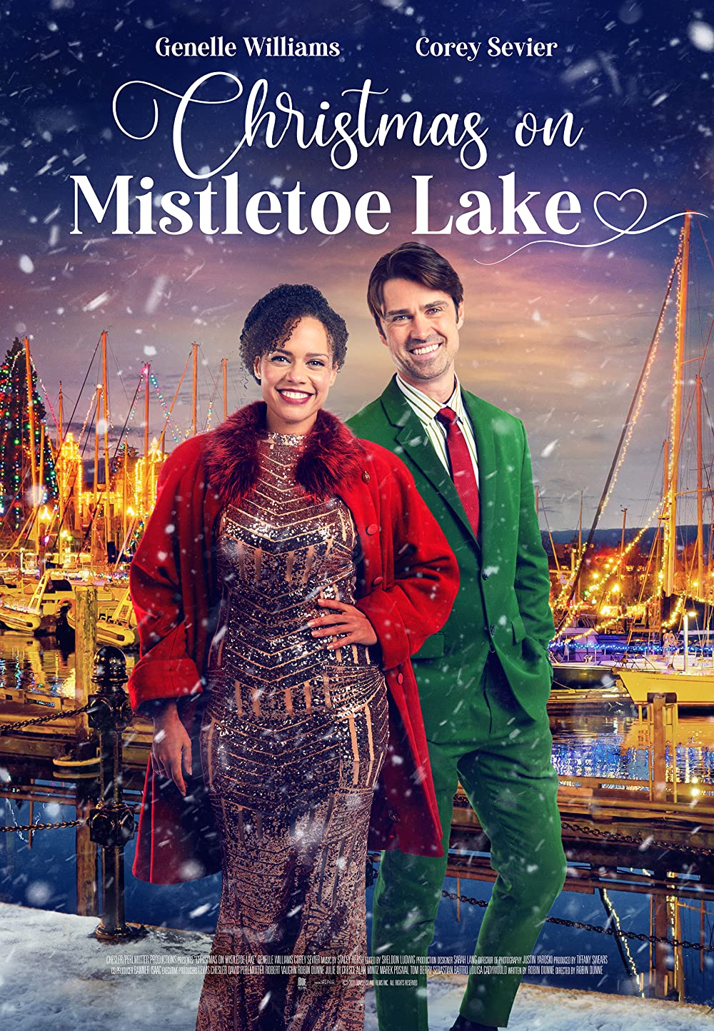Christmas On Mistletoe Lake (2022) Genelle Williams Corey Sevier