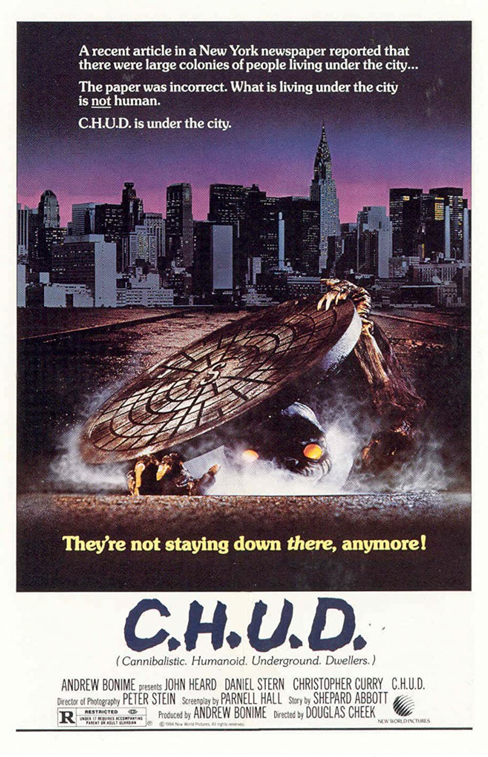 CHUD (1984) John Heard Christopher Curry