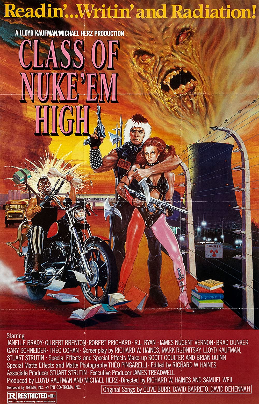 Class of Nuke 'Em High (1986) Troma Lloyd Kaufman