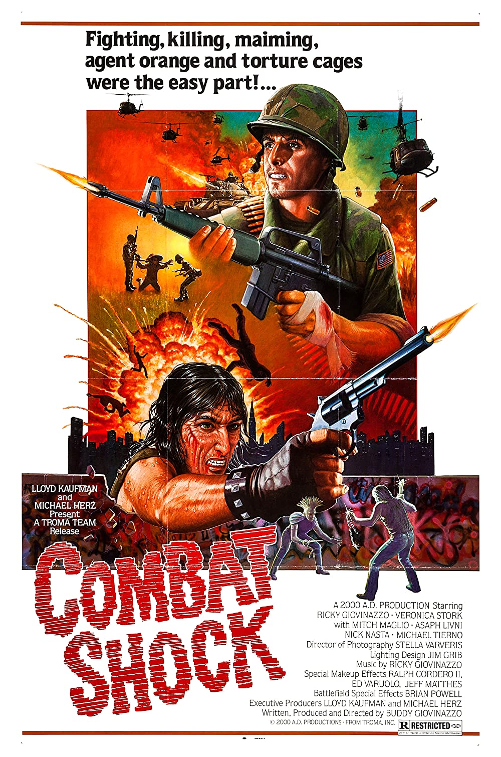 Combat Shock (1984) Troma Lloyd Kaufman