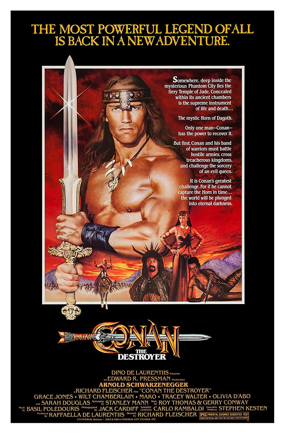 Conan The Destroyer (1984) Arnold Schwarzenegger