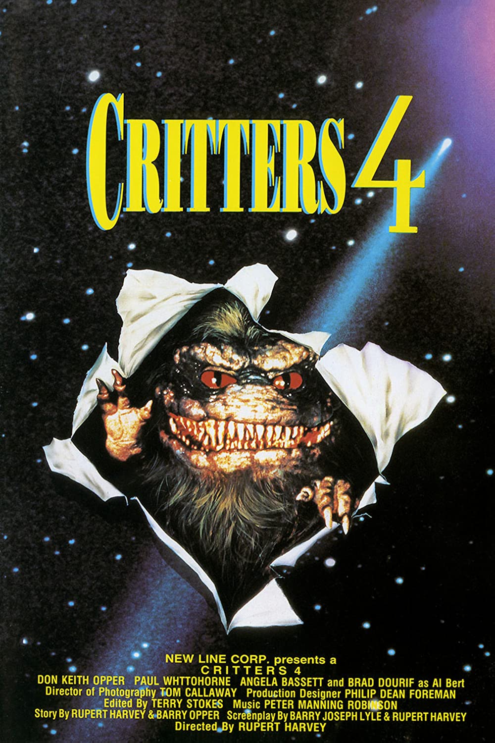 Critters 4 IV (1992) Don Keith Opper Angela Bassett Brad Dourif